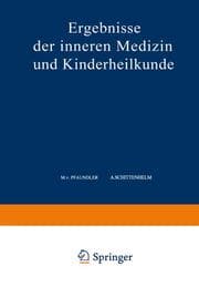 Cover von Ergebnisse der Inneren Medizin und Kinderheilkunde