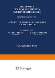Cover von Ergebnisse der Inneren Medizin und Kinderheilkunde