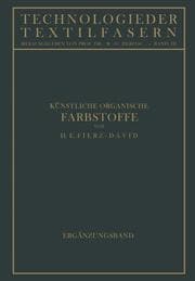 Cover von Künstliche Organische Farbstoffe