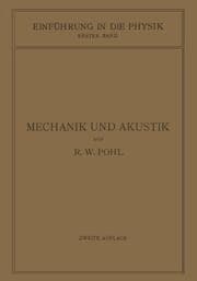 Cover von Einführung in die Mechanik und Akustik