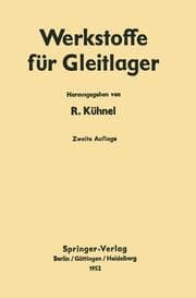 Cover von Werkstoffe für Gleitlager