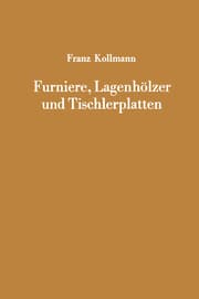 Cover von Furniere, Lagenhölzer und Tischlerplatten