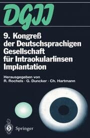 Cover von 9.Kongreß der Deutschsprachigen Gesellschaft für Intraokularlinsen Implantation