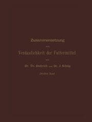 Cover von Zusammensetzung und Verdaulichkeit der Futtermittel