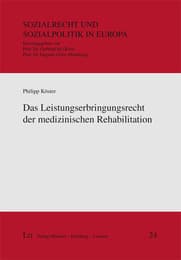 Cover von Das Leistungserbringungsrecht der medizinischen Rehabilitation