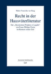 Cover von Recht in der Hausväterliteratur