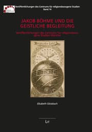 Cover von Jakob Böhme und die Geistliche Begleitung
