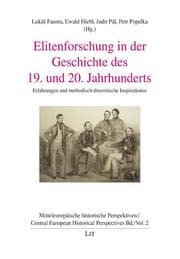 Cover von Elitenforschung in der Geschichte des 19. und 20. Jahrhunderts