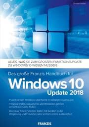 Cover von Das große Franzis Handbuch für Windows 10 Update 2018