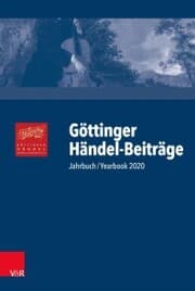 Cover von Göttinger Händel-Beiträge, Band 21