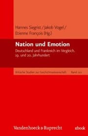 Cover von Nation und Emotion