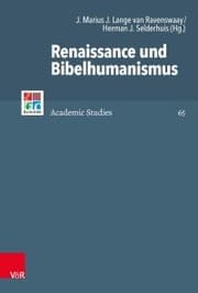 Cover von Renaissance und Bibelhumanismus