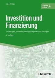 Cover von Investition und Finanzierung