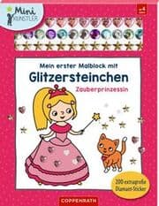 Cover von Mein erster Malblock mit Glitzersteinchen - Zauberprinzessin