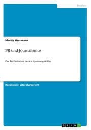 Cover von PR und Journalismus