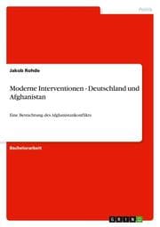 Cover von Moderne Interventionen - Deutschland und Afghanistan