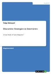 Cover von Discursive Strategies in Interviews