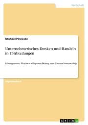 Cover von Unternehmerisches Denken und Handeln in IT-Abteilungen