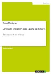 Cover von Déodats Enquête, eine quête du Graal?