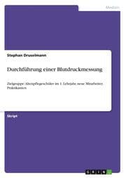 Cover von Durchführung einer Blutdruckmessung