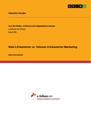 Cover von Web 2.0-basiertes vs. Telecom 2.0-basiertes Marketing