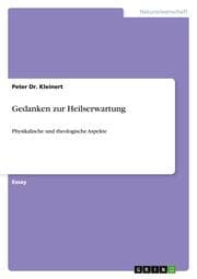 Cover von Gedanken zur Heilserwartung
