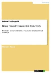 Cover von Linear predictive regression framework