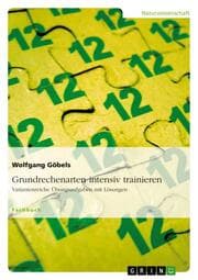 Cover von Grundrechenarten intensiv trainieren