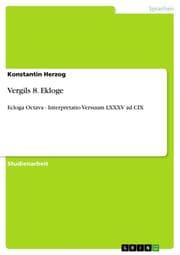 Cover von Vergils 8.Ekloge