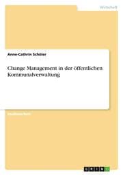 Cover von Change Management in der öffentlichen Kommunalverwaltung