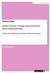 Cover von Global Climate Change und weltweiter Meeresspiegelanstieg