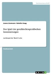 Cover von Das Spiel der geschlechtsspezifischen Inszenierungen