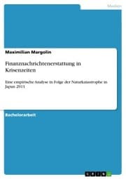 Cover von Finanznachrichtenerstattung in Krisenzeiten