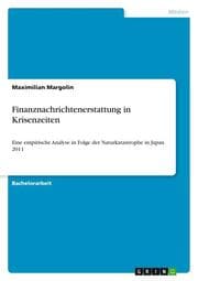 Cover von Finanznachrichtenerstattung in Krisenzeiten
