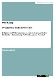 Cover von Progressive Pietism Worship
