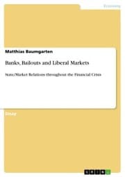 Cover von Banks, Bailouts and Liberal Markets