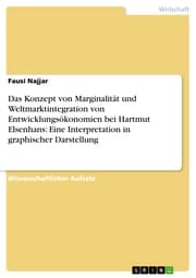 Cover von Das Konzept von Marginalität und Weltmarktintegration von Entwicklungsökonomien bei Hartmut Elsenhans: Eine Interpretation in graphischer Darstellung