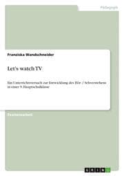 Cover von Let's watch TV
