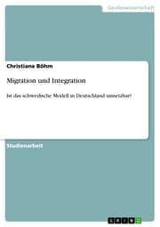 Cover von Migration und Integration