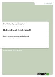 Cover von Kulturell und Intellektuell