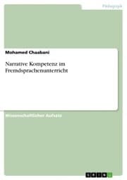 Cover von Narrative Kompetenz im Fremdsprachenunterricht