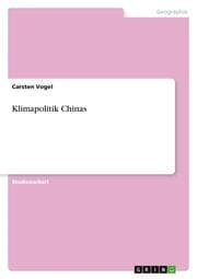 Cover von Klimapolitik Chinas