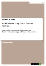Cover von Marktbeherrschung durch Essential Facilities