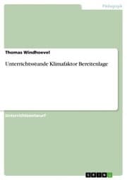 Cover von Unterrichtsstunde Klimafaktor Bereitenlage