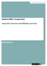Cover von Anorexia nervosa und Bulimia nervosa