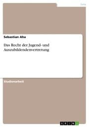 Cover von Das Recht der Jugend- und Auszubildendenvertretung