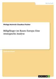 Cover von Strategische Analyse der europäischen Low-Cost-Carrier