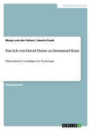 Cover von Das Ich von David Hume zu Immanuel Kant