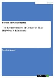 Cover von The Representation of Gender in Eliza Haywood's 'Fantomina'