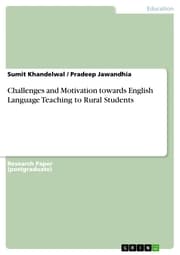 Cover von Challenges and Motivation towards English Language Teaching to Rural Students